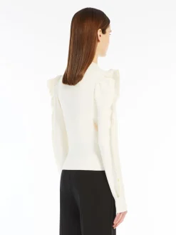 Stretch-viscose jumper
