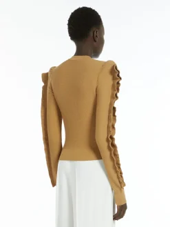 Stretch-viscose jumper