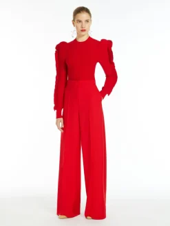 Stretch-viscose jumper