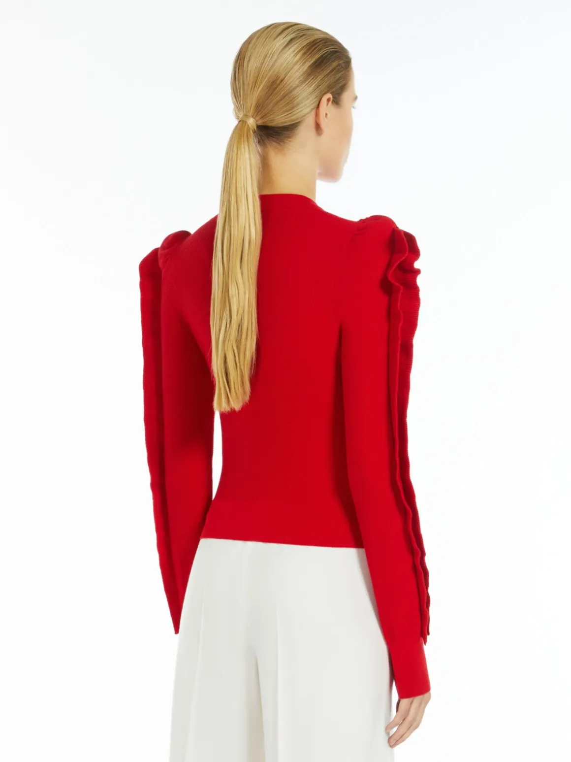 Stretch-viscose jumper