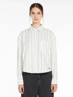 Striped cotton Oxford shirt