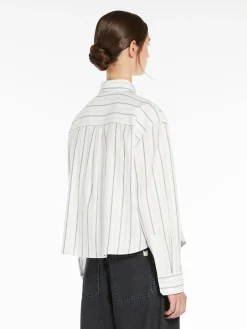 Striped cotton Oxford shirt
