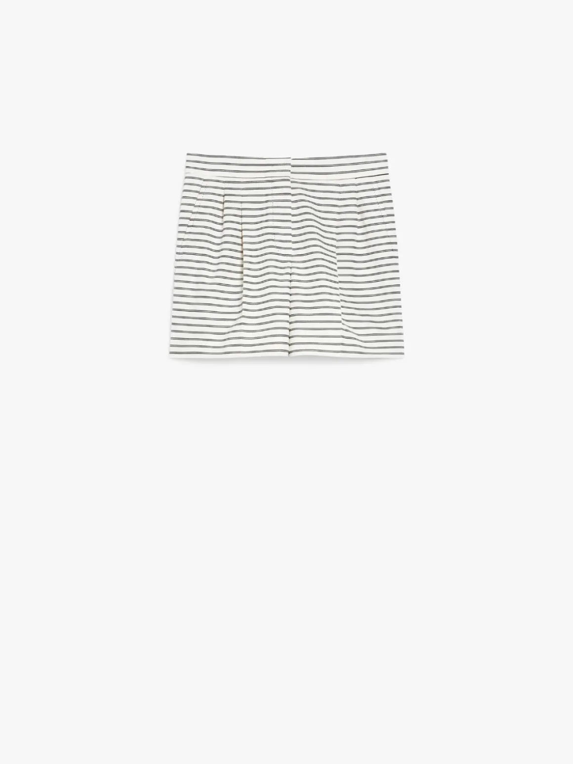 Striped ottoman bermuda shorts