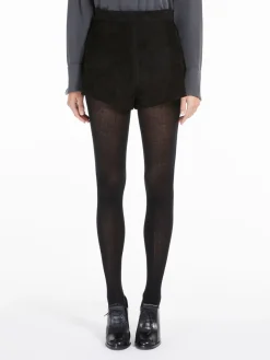 Suede hot pants