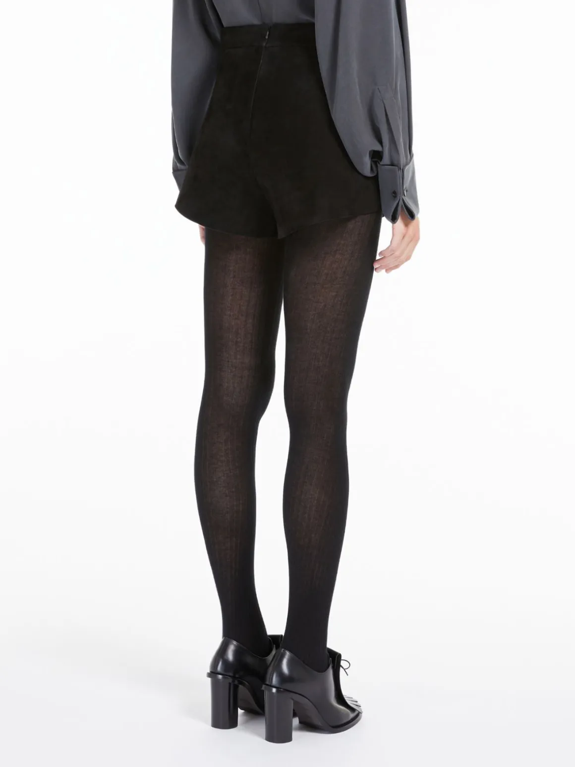 Suede hot pants