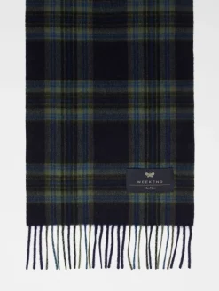 Tartan cashmere scarf