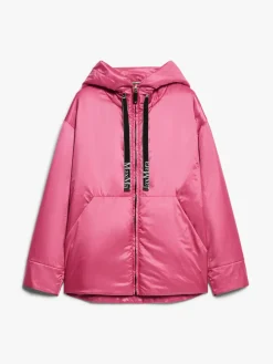 Technical canvas padded sweatshirt