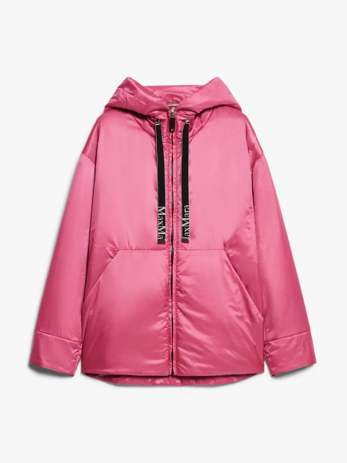 Technical canvas padded sweatshirt