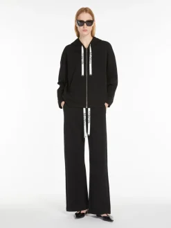 Technical cotton jersey sweatshirt