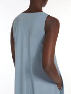 Technical jersey A-line dress