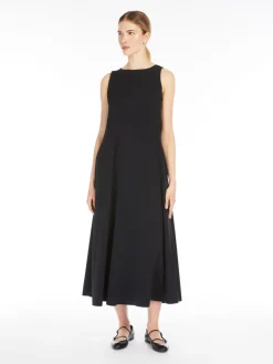 Technical jersey A-line dress