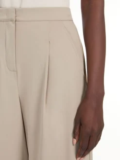 Technical jersey fluid trousers