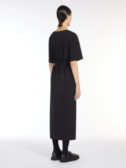 Technical jersey T-shirt dress