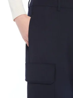 Technical wool trousers