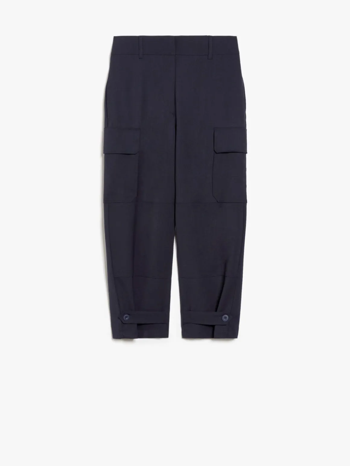 Technical wool trousers