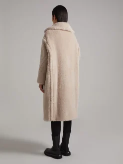 Teddy Bear Icon Coat in alpaca and wool