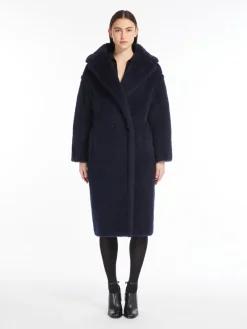 Teddy Bear Icon Coat in alpaca and wool