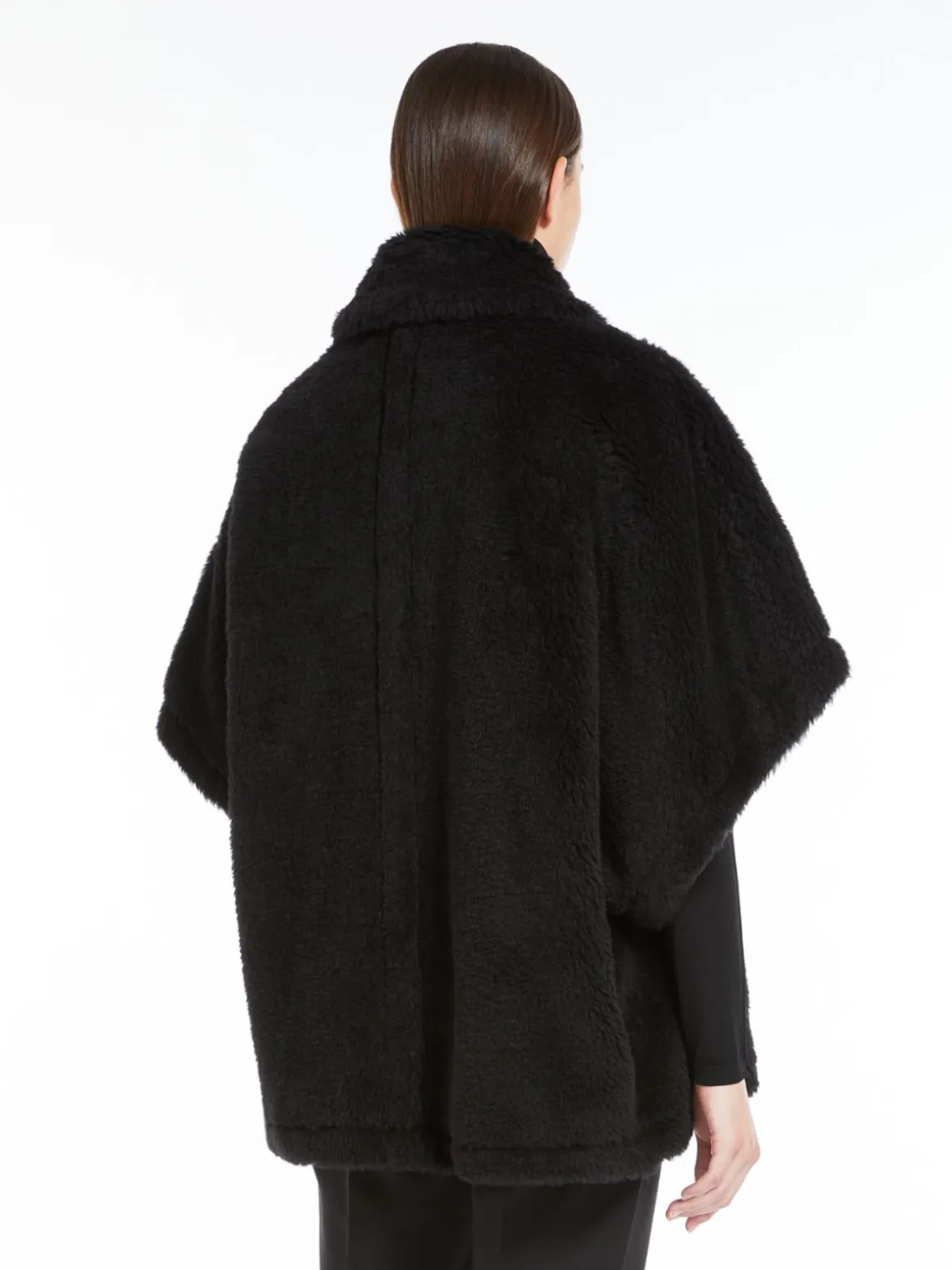 Teddy fabric short cloak