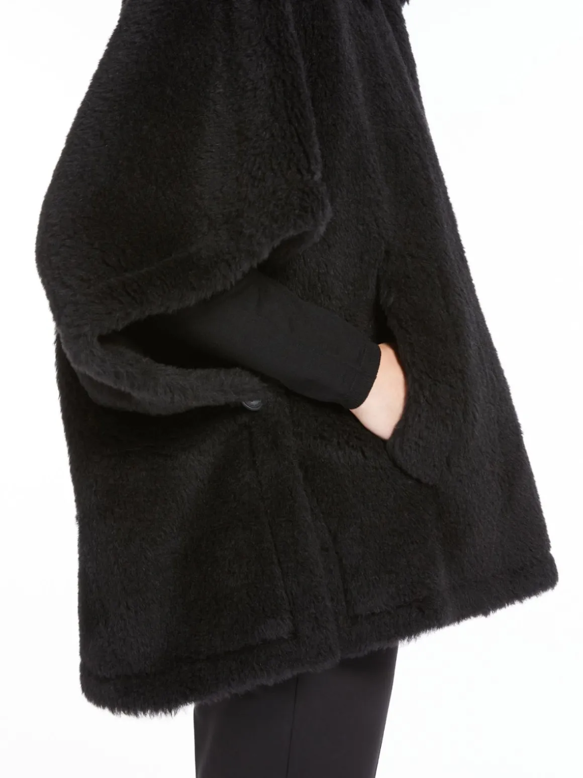 Teddy fabric short cloak