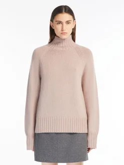 Turtleneck in wool and cashmere
