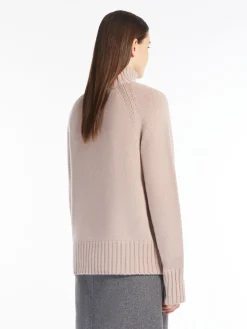 Turtleneck in wool and cashmere