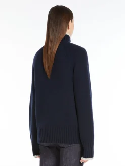 Turtleneck in wool and cashmere