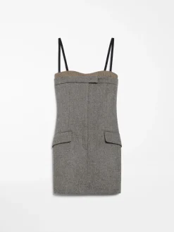 Tweed bustier dress