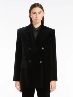 Velvet tuxedo blazer