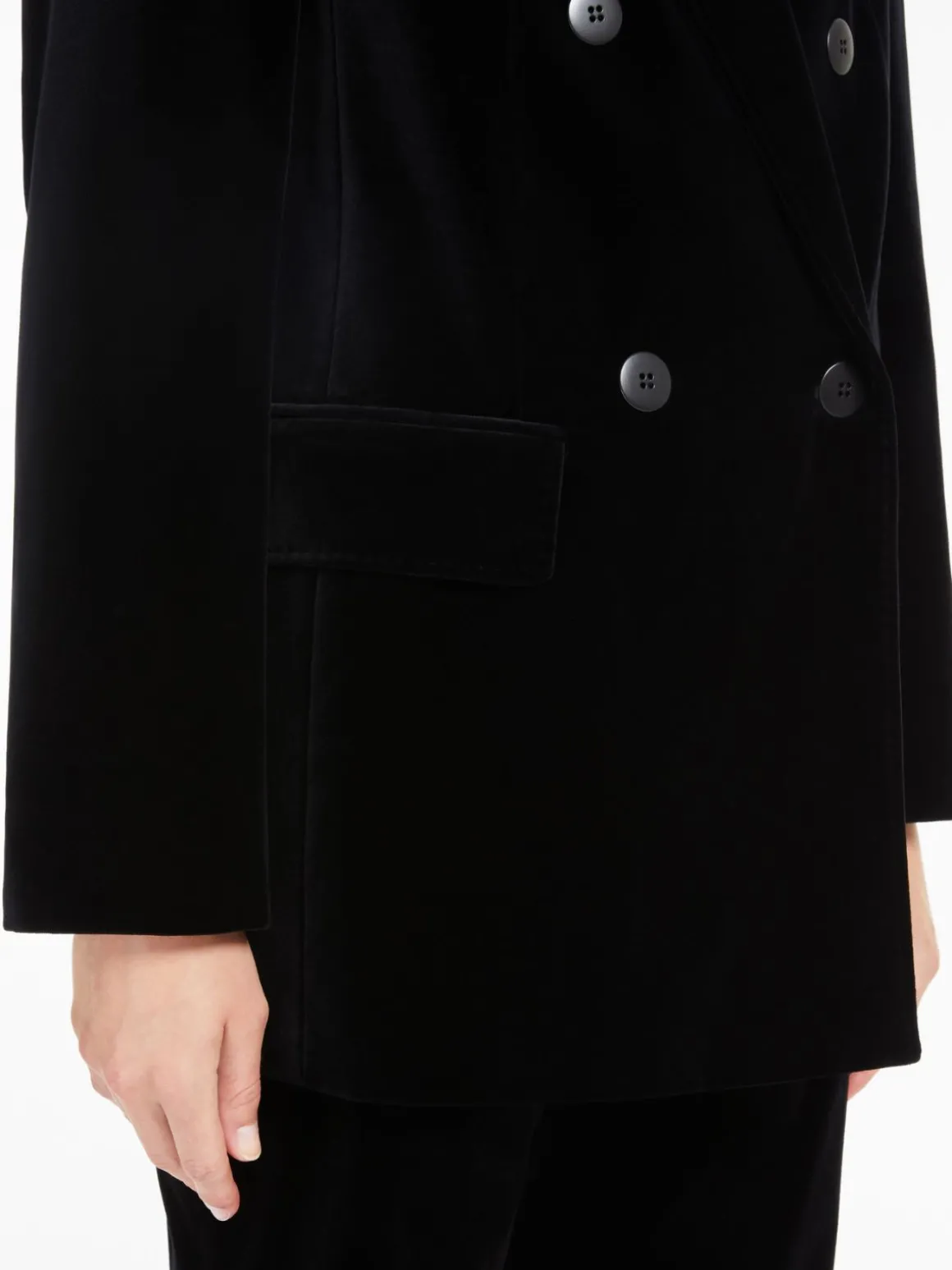 Velvet tuxedo blazer