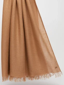 Viscose and cashmere shawl