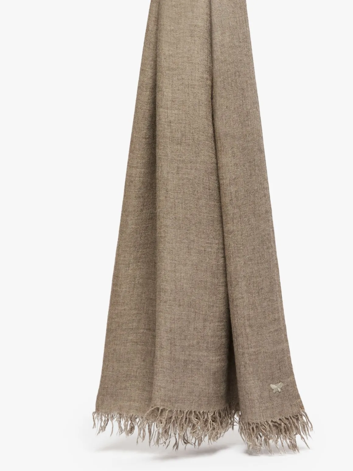 Viscose and cashmere shawl