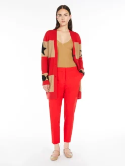 Viscose jersey trousers