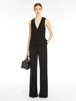 Viscose jersey waistcoat