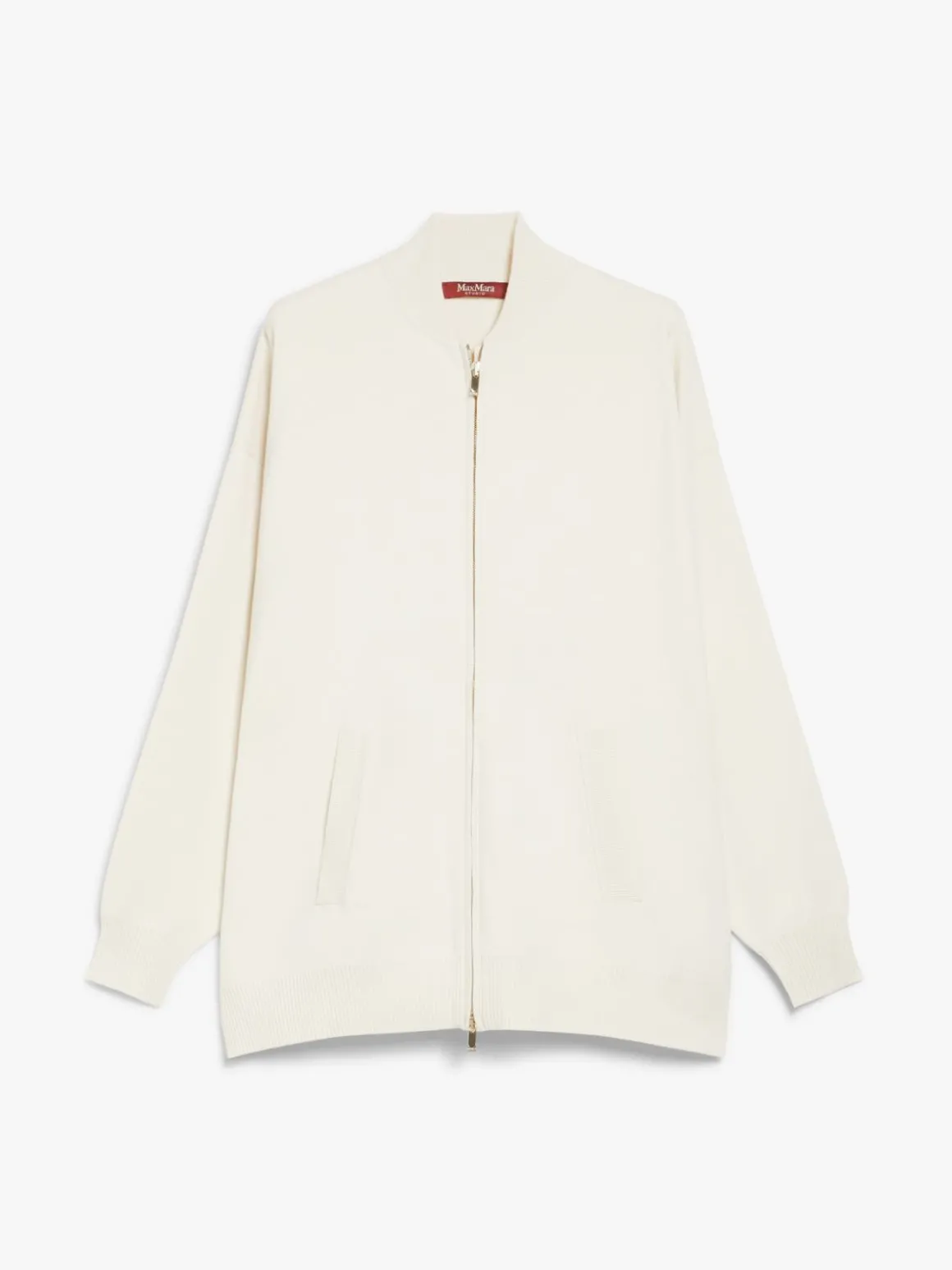 Viscose knit bomber jacket