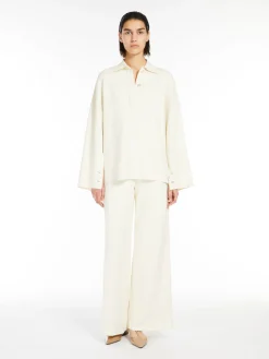 Viscose yarn blouse