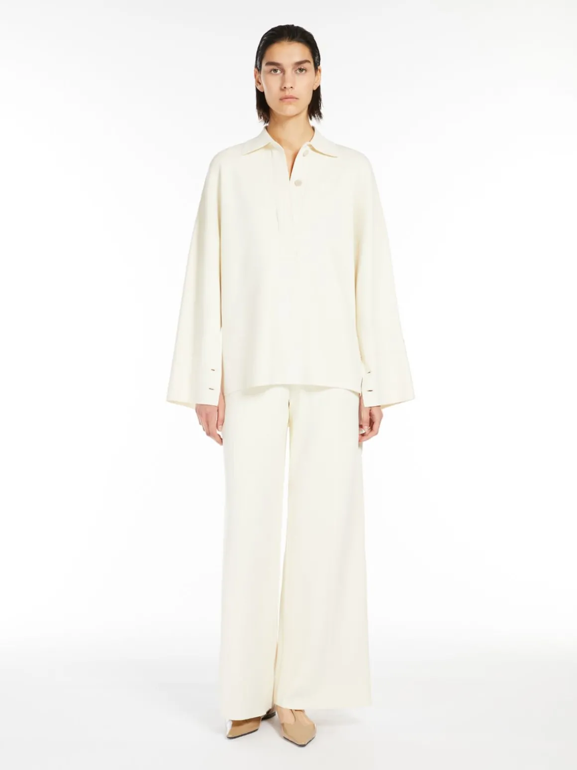 Viscose yarn blouse