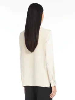 Waistcoat in cashmere-blend yarn