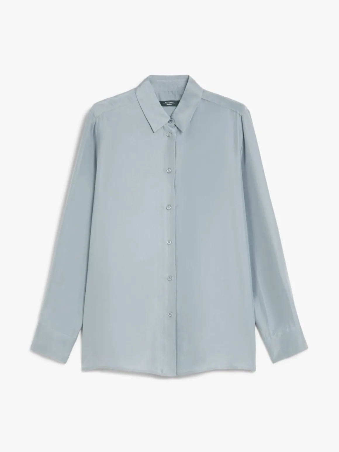 Washed silk shirt