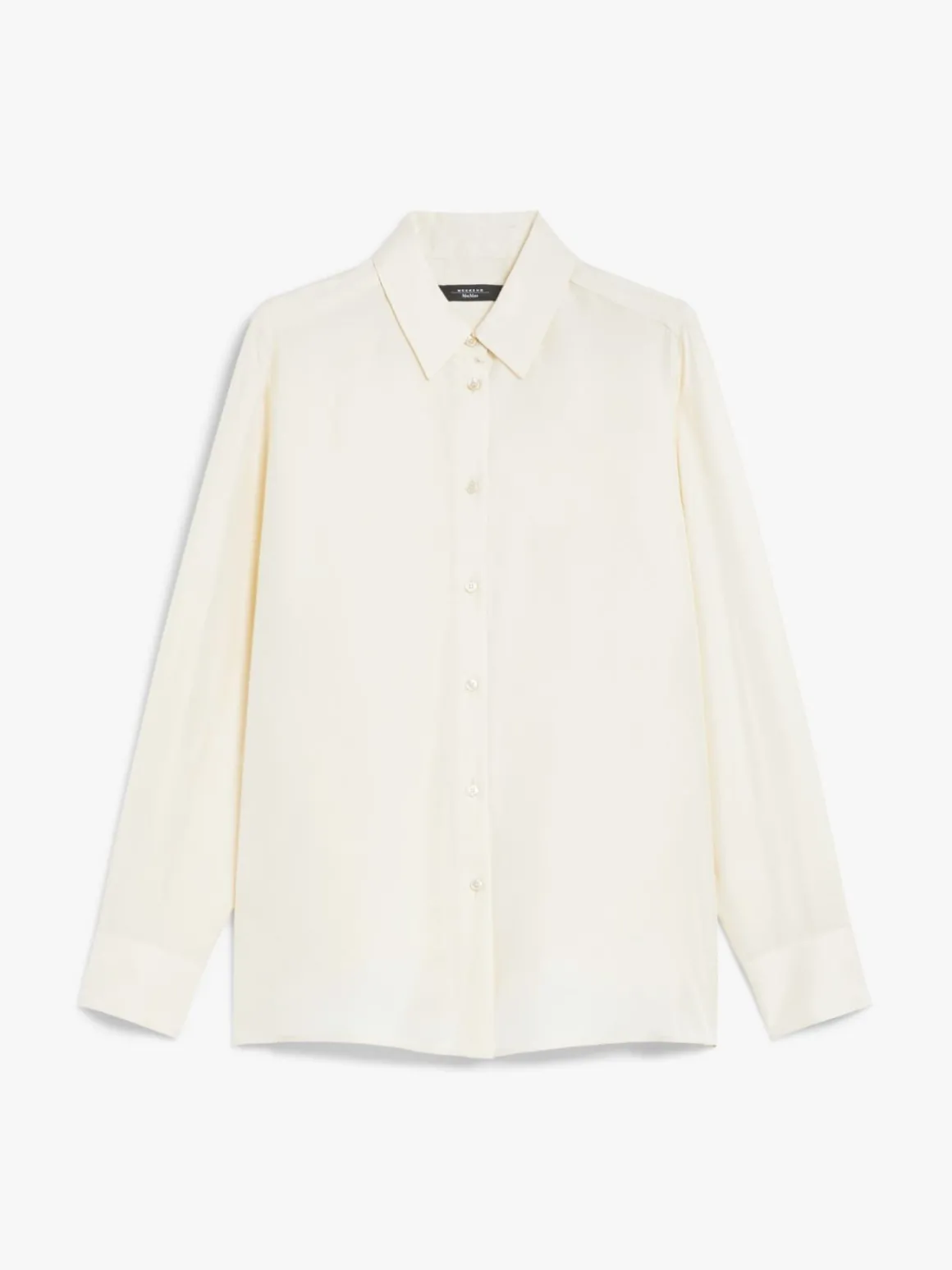 Washed silk shirt