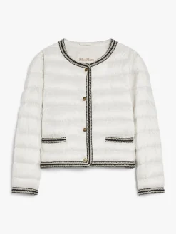 Water-repellent canvas crew-neck jacket