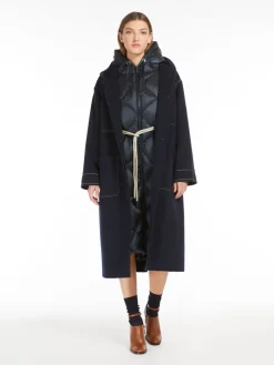 Water-repellent midi gilet