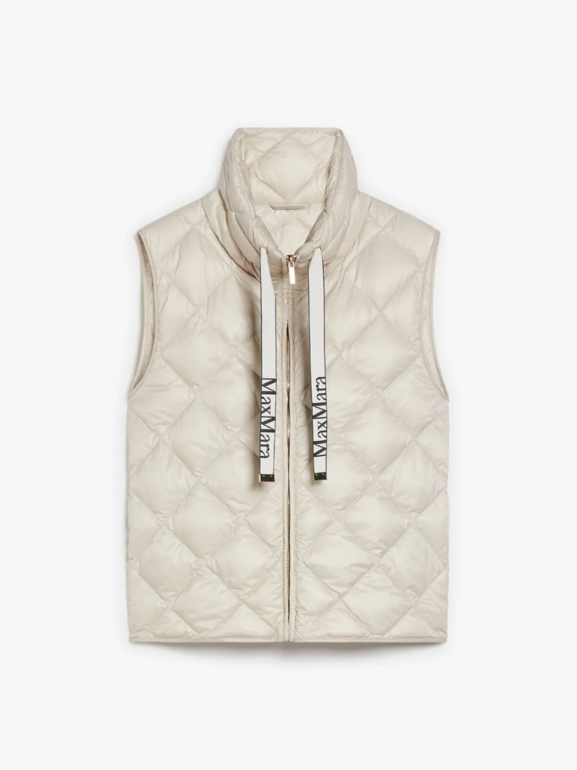 Water-repellent technical canvas gilet