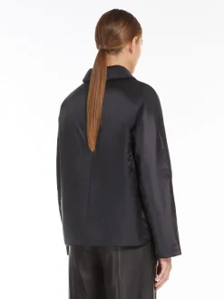 Water-repellent technical canvas jacket