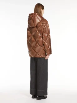 Water-repellent technical fabric down jacket