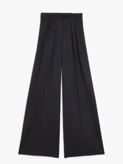 Wide camel trousers