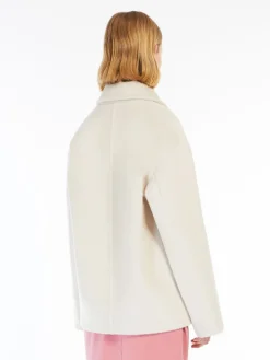Wool and alpaca pea coat