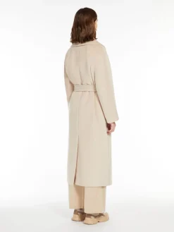 Wool and alpaca robe coat