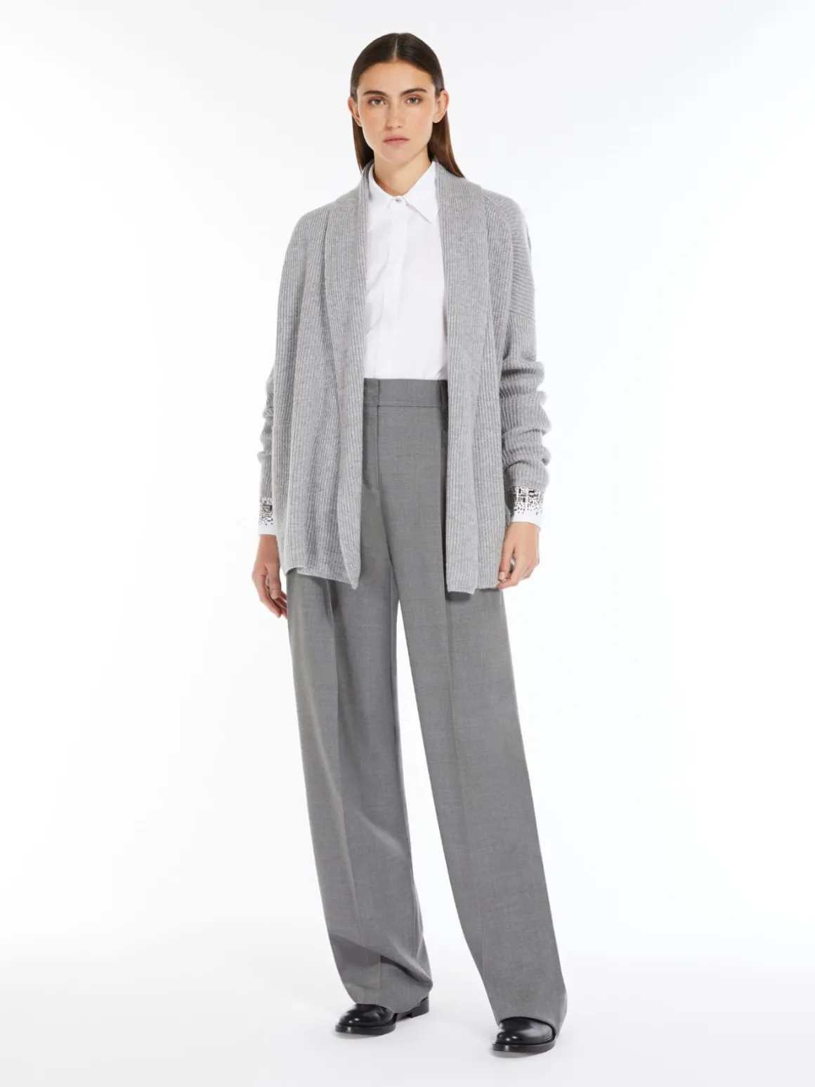 Wool and cashmere cardigan