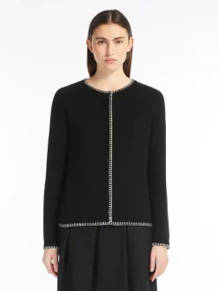 Wool and cashmere cardigan
