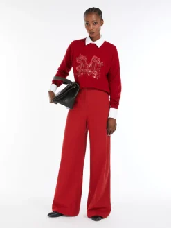 Wool and cashmere crew-neck jumper